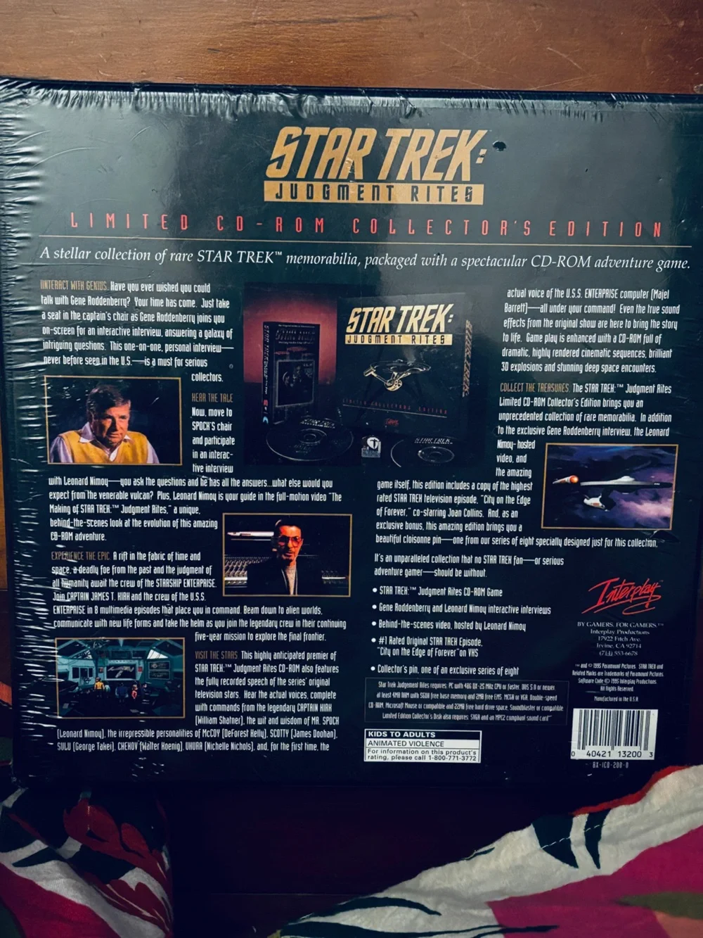NIB Star Trek: Judgment Rites Limited CD-ROM Collector’s Edition PC Game